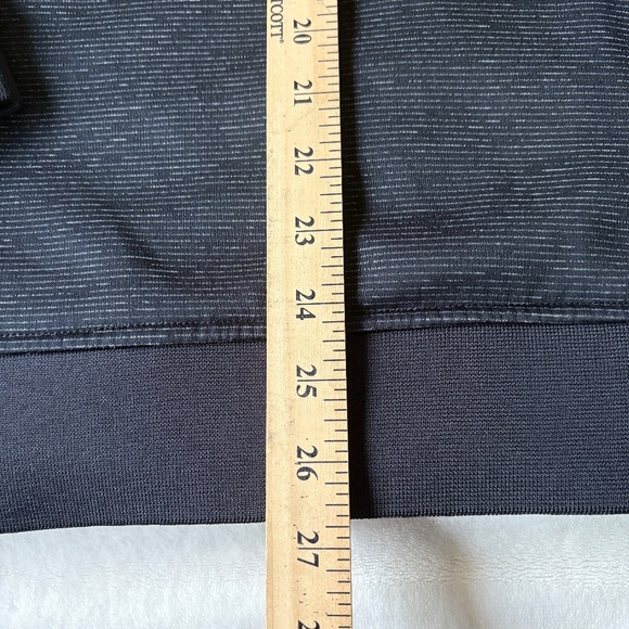 Under Armour ColdGear 1/4 Zip Hoodie Sweatshirt Mens Large Fitted Black - Picture 7 of 8